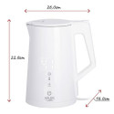 Adler AD 1345 electric kettle 1.7 L 1850 W White