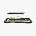 Spigen Rugged Armor (MagFit) mobile phone case 16 cm (6.3&quot;) Cover Black