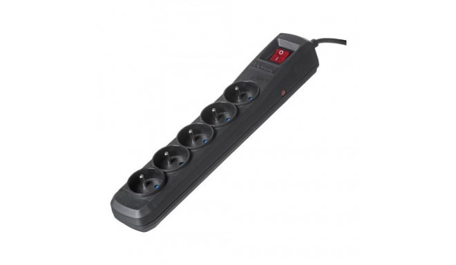 Activejet black power strip with cord ACJ COMBO 5G/5M/BEZP. AUTO/CZ