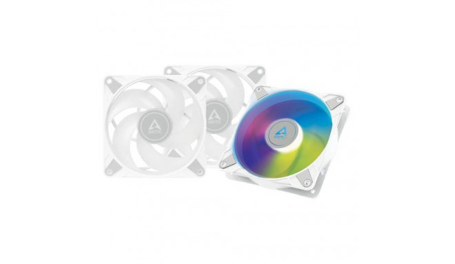 ARCTIC P12 PWM PST A-RGB 0dB - Semi-Passive 120 mm Fan with Digital A-RGB in white and Value Pack