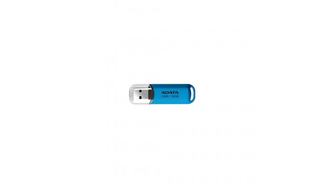 ADATA AC906-32G-RWB USB flash drive 32 GB USB Type-A 2.0 Blue, Transparent