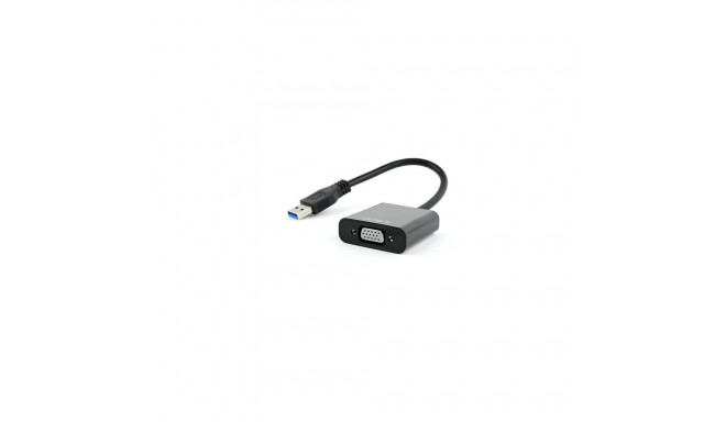 Gembird AB-U3M-VGAF-01 USB graphics adapter 1920 x 1080 pixels Black