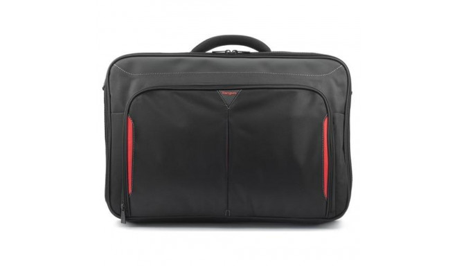 DELL Classic+ notebook case 45.7 cm (18&quot;) Briefcase Black, Red