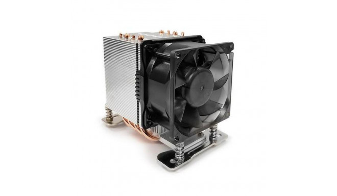 Dynatron A35 computer cooling system Processor Air cooler 8 cm Aluminium, Black 1 pc(s)