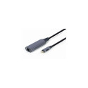 Gembird A-USB3C-LAN-01 laptop dock/port replicator USB 3.2 Gen 1 (3.1 Gen 1) Type-C Black, Grey