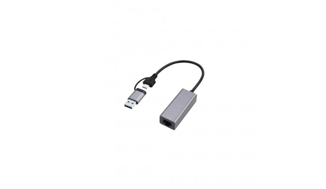 Gembird A-USB3AC-LAN-01 USB 3.1 + type-C Gigabit network adapter space grey
