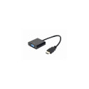Gembird A-HDMI-VGA-04 video cable adapter 0.15 m VGA (D-Sub) HDMI Type A (Standard) Black