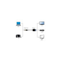 Gembird A-DPM-VGAF-02 video cable adapter 0.15 m VGA (D-Sub) DisplayPort Black