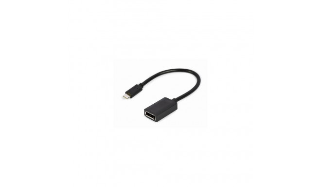 Gembird A-CM-DPF-02 video cable adapter 0.15 m USB Type-C DisplayPort Black