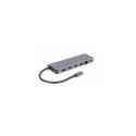 Gembird A-CM-COMBO5-05 interface hub USB 3.2 Gen 1 (3.1 Gen 1) Type-C 5000 Mbit/s Grey