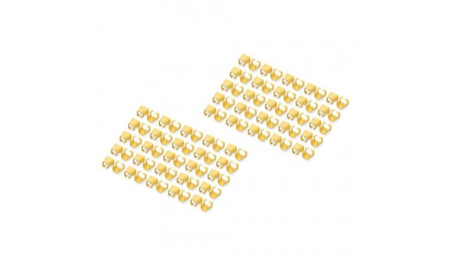 Digitus Color clips for Patch cable - Yellow