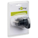 Goobay Travel Adapter UK to EU, Black