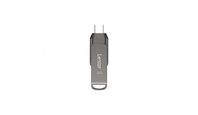 Lexar JumpDrive LJDD400032G-BNQNG USB flash drive 32 GB USB Type-C 3.2 Gen 1 (3.1 Gen 1) Grey