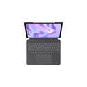 Logitech Combo Touch QWERTY Danish, Finnish, Nordic, Swedish Smart Connector Graphite