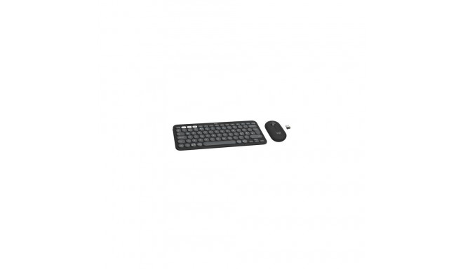 Logitech 920-012257 keyboard Mouse included Universal RF Wireless + Bluetooth QWERTY Nordic Graphite