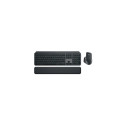Logitech 920-010933 keyboard Mouse included Office RF Wireless + Bluetooth QWERTY US International G
