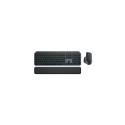 Logitech 920-010926 keyboard Mouse included Office RF Wireless + Bluetooth QWERTZ German Graphite