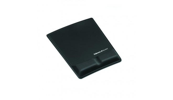 Fellowes Mouse Mat Wrist Support - Health-V Mouse Pad with Antibacterial Protection - Ergonomic Mous