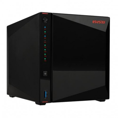 Asustor Nimbustor 4 AS5304T NAS Desktop Intel® Celeron® J4105 4 GB DDR4 0 TB ADM Black