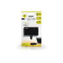 Port Designs 900123 interface hub USB 3.2 Gen 1 (3.1 Gen 1) Type-C 5000 Mbit/s Black