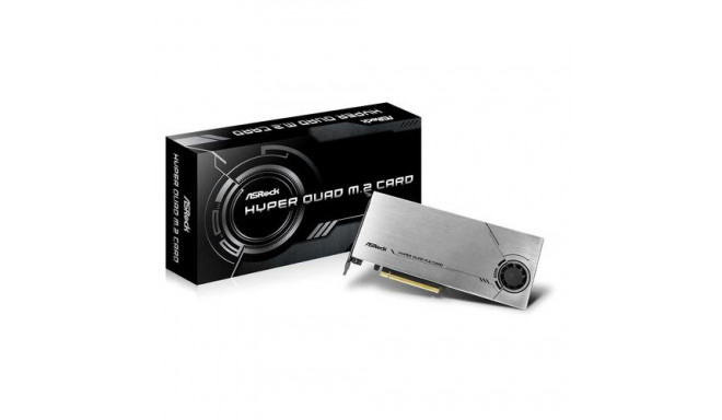 Asrock Hyper Quad M.2 interface cards/adapter Internal