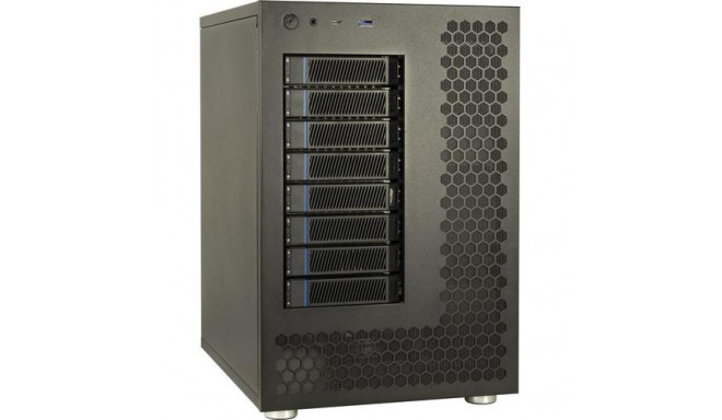 Inter-Tech NAS-8 HDD enclosure Black 2.5/3.5&quot;