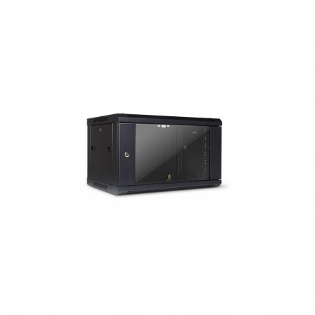 Inter-Tech SMA-6406 6U Wall mounted rack Black