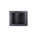 Inter-Tech SMA-6406 6U Wall mounted rack Black