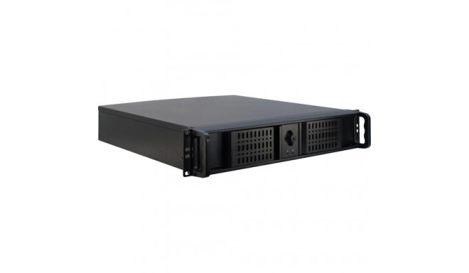 Inter-Tech 2U-2098-SK Rack Black