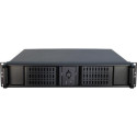 Inter-Tech 2U-2098-SK Rack Black