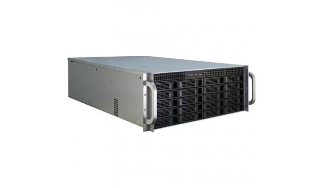 Inter-Tech IPC 4U-4420 Rack Blue, Stainless steel