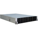 Inter-Tech IPC 2U-2412 Rack Black, Silver