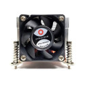 Inter-Tech Q-5 Processor Heatsink/Radiatior 6 cm Black, Silver 1 pc(s)