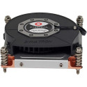 Inter-Tech Q-3 Processor Heatsink/Radiatior 8 cm Black, Silver 1 pc(s)