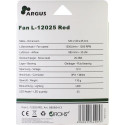 Inter-Tech L-12025 Computer case Fan 12 cm Black, Red