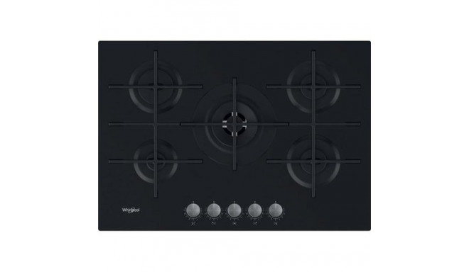 Whirlpool AKWL 728/NB Black Built-in 75 cm Gas 5 zone(s)