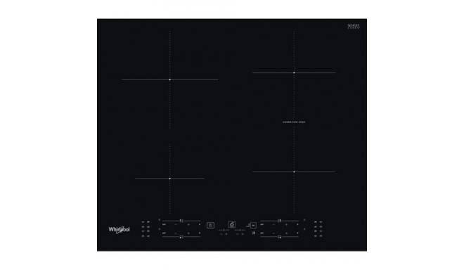 Whirlpool WB B8360 NE Black Built-in 59 cm Zone induction hob 4 zone(s)