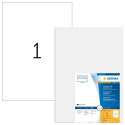 HERMA A3 labels transparent crystal-clear 297x420 mm transparent clear film glossy 50 pcs.