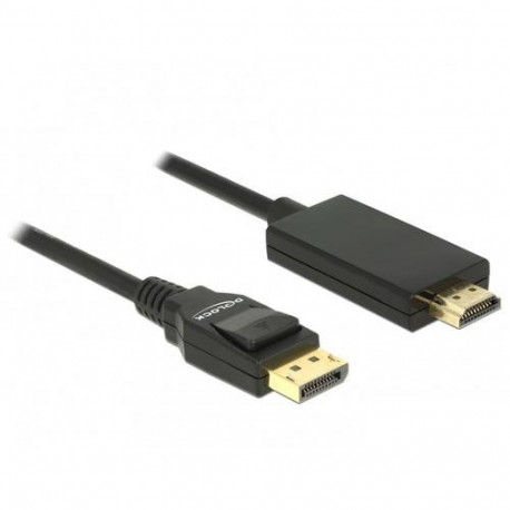 DeLOCK 85317 video cable adapter 2 m DisplayPort HDMI Black