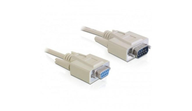 DeLOCK RS-232, 1m serial cable Beige DB-9