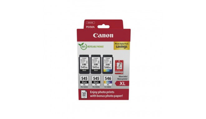 Canon 8286B015 ink cartridge 3 pc(s) Original High (XL) Yield Black, Cyan, Magenta, Yellow