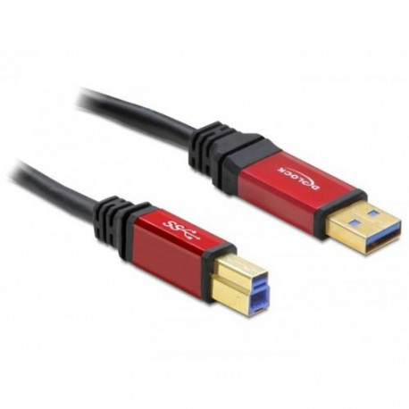 DeLOCK 5.0m USB 3.0 A-B USB cable USB 3.2 Gen 1 (3.1 Gen 1) 5 m USB A USB B