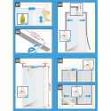 Tesa magnetic curtain 1x2,2m (55394)