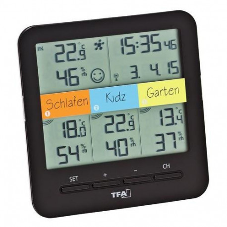 Suomen Lämpömittari Oy 8230 temperature/humidity sensor Indoor/outdoor Temperature & humidit