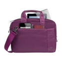 Rivacase Central notebook case 25.6 cm (10.1") Briefcase Purple