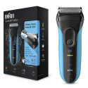 Braun Series 3 3010 Wet &amp; Dry Foil shaver Trimmer Black, Blue