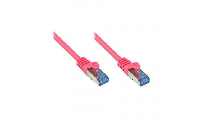 Alcasa Cat6a 2m networking cable Magenta S/FTP (S-STP)
