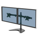 Fellowes Seasa Dual Monitor Arm - Freestanding Monitor Mount for 8KG 27 inch Screens - Ergonomic Adj