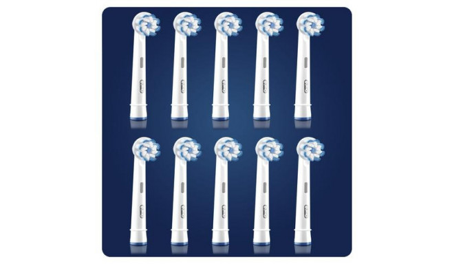 Oral-B Sensitive Clean 80339602 toothbrush head 10 pc(s) White
