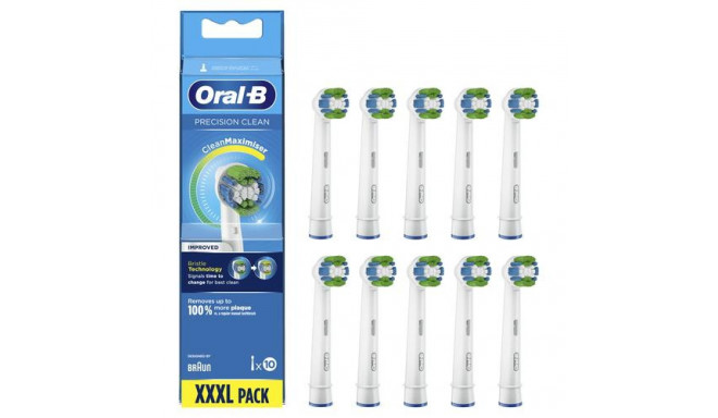 Oral-B Precision Clean 80339360 toothbrush head 10 pc(s) Blue, White